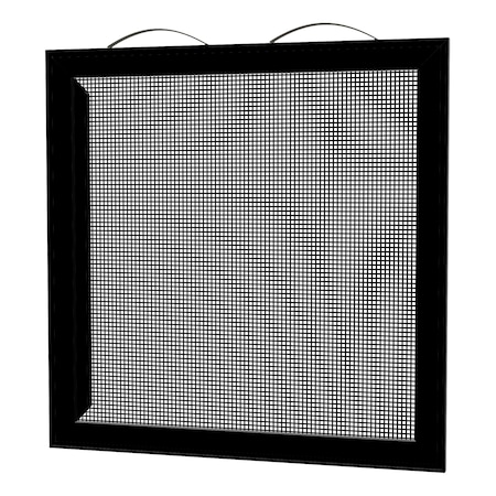 Ritescreen 3 in W x 61 in H Slider / glider Window Screen, SL5, BetterVue Mesh, Black SL5-L48-MSBV-L00-H61-W3